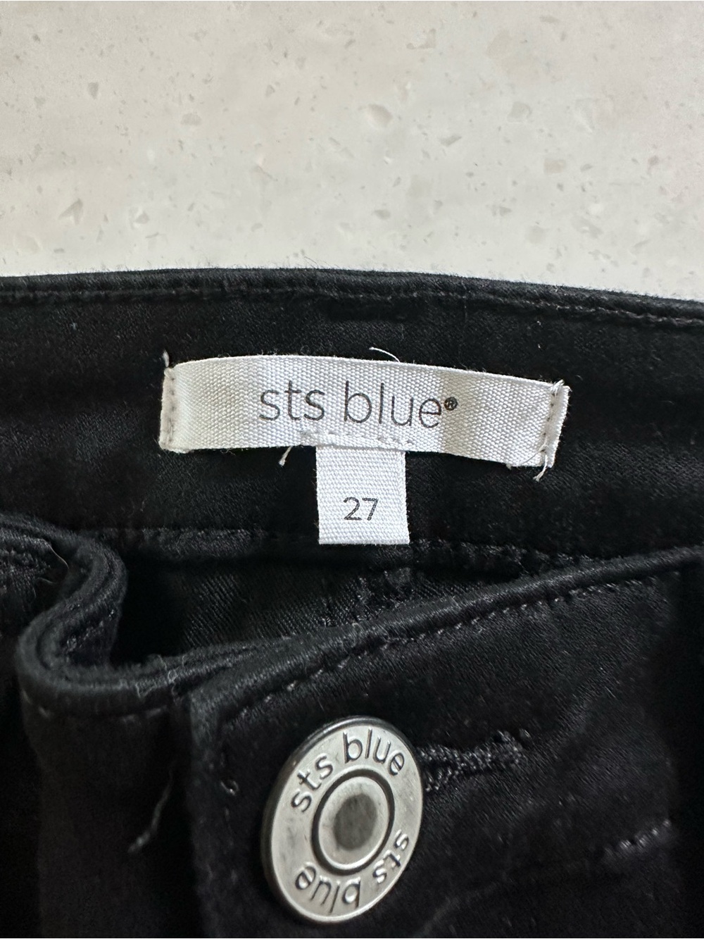STS Blue -Ellie Black Stretch Ankle Skinny Pants - Picture 4 of 9